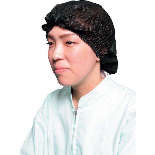■川西 不織布使いきりヘアキャップ ブラック 100枚入り《20箱入》〔品番:7045BK〕【1480536×20:0】[送料別途見積り][掲外取寄][店頭受取不可]