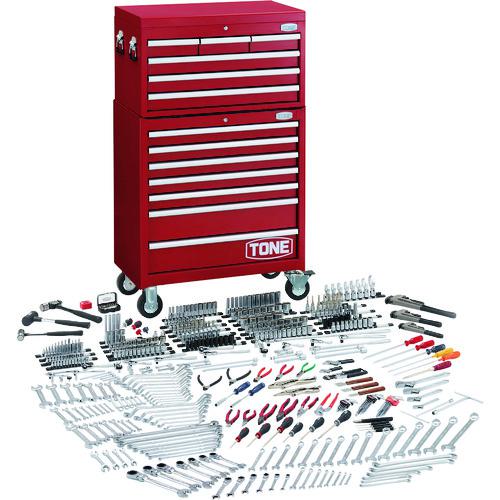 ■TONE 整備用工具セット ワイドキャビネットセット〔品番:TCX961〕【1480632:0】[法人・事業所限定][直送元][店頭受取不可]｜ホームセンターバロー　店