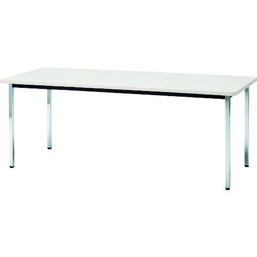 ■TOKIO ミーティングテーブル 角脚 1200mmX600mm ホワイト〔品番:TDS1260KWH〕【1481900:0】[送料別途見積り][法人・事業所限定][外直送][店頭受取不可]