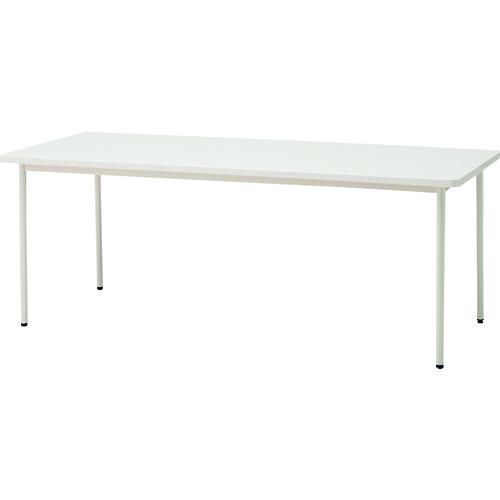 ■TOKIO ミーティングテーブル 1200X600mm ホワイト〔品番:TDST1260MWH〕【1481976:0】[送料別途見積り][法人・事業所限定][外直送][店頭受取不可]