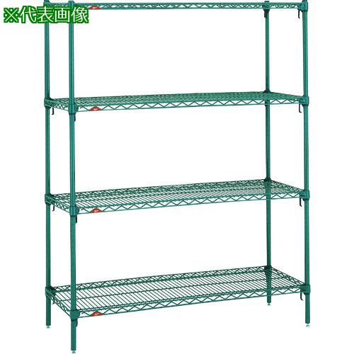■ERECTA スーパーアジャスタブルシール3 間口1517mm&times;奥行609mm&times;高さ1895mm 4段〔品番:A2460NK374PK34〕【1482760:0】[送料別途見積り][法人・事業所限定][外直送][店頭受取不可]｜ホームセンターバロー　店