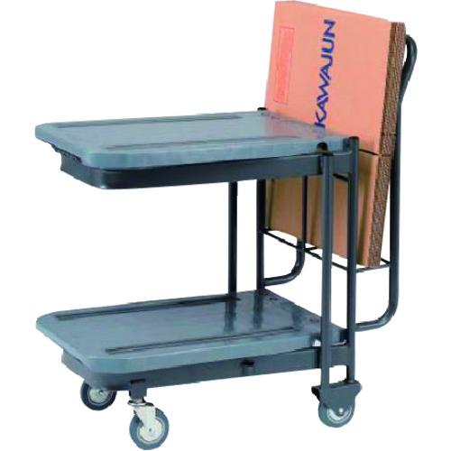 ■KAWAJUN 店舗用台車 ネスティングカットテーブルSD 2段 均等荷重:上80kg、下100kg〔品番:BE522〕【1488592:0】[送料別途見積り][法人・事業所限定][直送][店頭受取不可]｜ホームセンターバロー　店