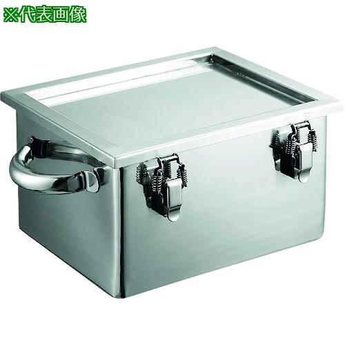 ■オオモリ 角型密閉缶 (R付) 21L〔品番:OM101352〕【1490415:0】[送料別途見積り][法人・事業所限定][直送][店頭受取不可]