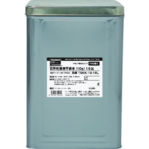 ■TRUSCO 石灰乾燥剤 (耐水、耐油包装) 10g 700個入 1斗缶〔品番:TSKK1018L〕【1497862:0】[法人・事業所限定][直送元][店頭受取不可]
