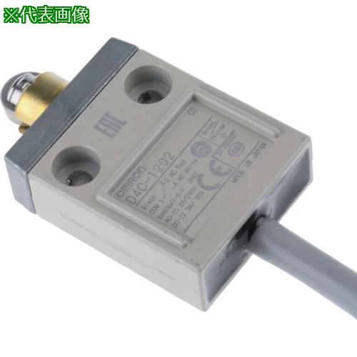 ■OMRON 小型リミットスイッチ ローラ・プランジャ形〔品番:D4C1202〕【1501476:0】[店頭受取不可]