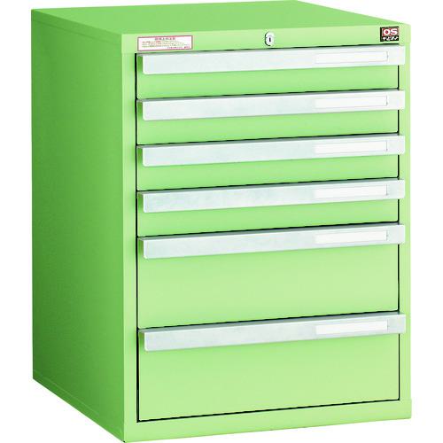 ■OS ライゼットキャビネット 間口473×奥行485×高さ641mm(若草色)最大積載量180kg〔品番:LZ6042〕【1521989:0】[法人・事業所限定][直送元][店頭受取不可]