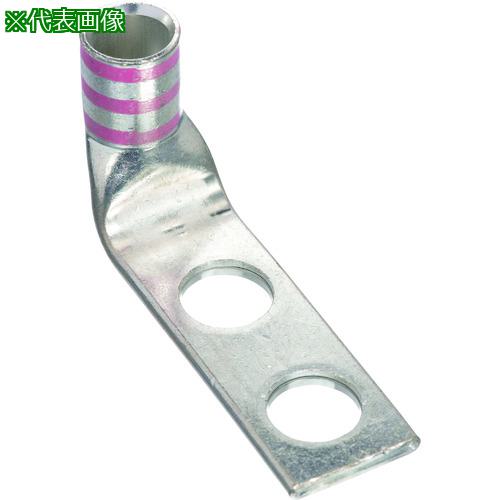 ■PANDUIT 銅製圧縮端子 2穴 電線サイズ AWG 1/0 取付穴サイズ 6.4mm 取付穴間隔 16mm バレル角度 90度 LCDX1/0-14AF-X《2袋入》〔品番:LCDX1014AFX〕【1575670×2:0】[送料別途見積り][掲外取寄][店頭受取不可]