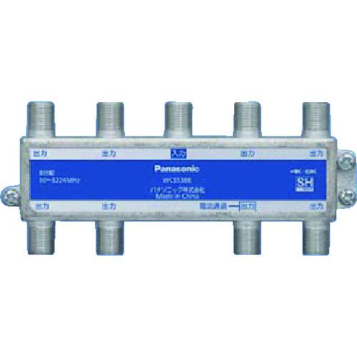 ■Panasonic 8分配器(1端子電流通過形)〔品番:WCS5388〕【1576812:0】[送料別途見積り][掲外取寄][店頭受取不可] 13,710円
