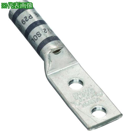 ■PANDUIT 銅製圧縮端子 2穴 撚り線電線サイズ AWG4 AWG3 単線電線サイズ AWG2 取付穴サイズ 69mm 取付穴間隔 191mm LCC4-14B-L〔品番:LCC414BL〕【1578902:0】[送料別途見積り][法人・事業所限定][掲外取寄][店頭受取不可]｜ホームセンターバロー　店