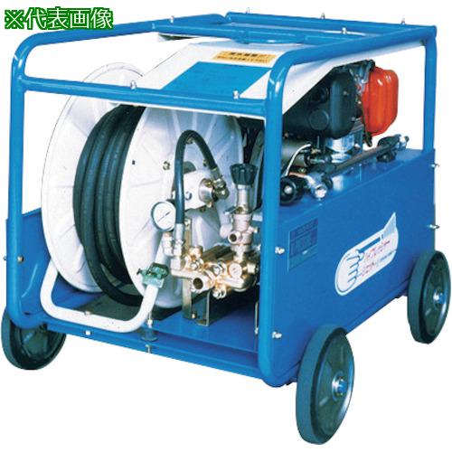 ■ツルミ 高圧洗浄機 エンジン式(ベルト掛けタイプ) 23.9L/min 14.7MPa〔品番:HPJ10150E6〕【1581707:0】[送料別途見積り][法人・事業所限定][外直送][店頭受取不可]