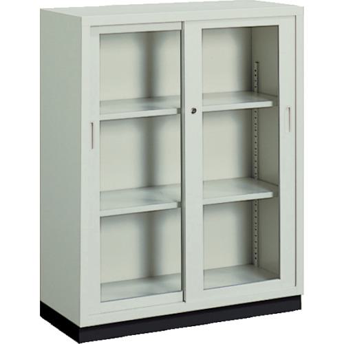 ■KOKUYO ガラス引き違い戸書庫〔品番:S345GF1N〕【1584433:0】[送料別途見積り][法人・事業所限定][外直送][店頭受取不可]