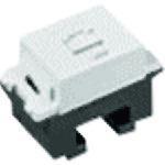 ■Panasonic 埋込モジュラジャック6極4心利休色《10個入》〔品番:WNT15649G〕【1584589×10:0】[送料別途見積り][掲外取寄][店頭受取不可]