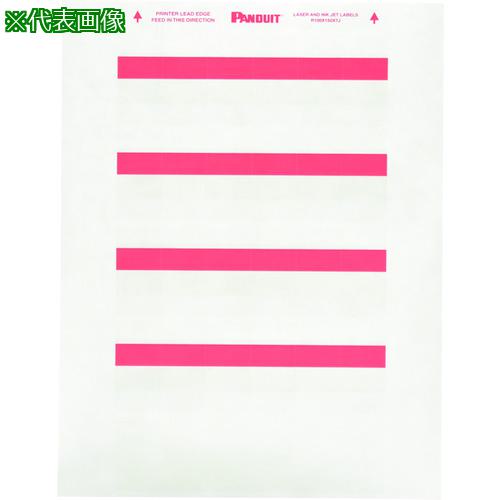 ■PANDUIT レーザープリンター用回転ラベル ポリエステル 赤 R100X150X7J〔品番:R100X150X7J〕【1585253:0】[送料別途見積り][法人・事業所限定][店頭受取不可]