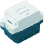 ■Panasonic 情報用埋め込みモジュラジャック《10個入》〔品番:WNT1781WK〕【1586140×10:0】[送料別途見積り][掲外取寄][店頭受取不可]