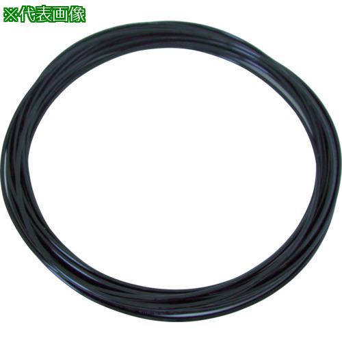 ■チヨダ ポリウレタンチューブ メガタッチチューブ 外径12mm/全長100m 黒〔品番:MTP12100BK〕【1589571:0】[店頭受取不可]
