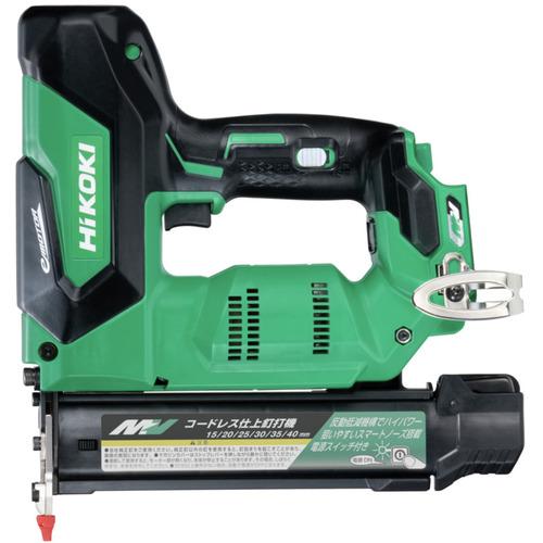 ■HiKOKI 36Vマルチボルト コードレス仕上釘打機40mm 本体のみ〔品番:NT3640DANNK〕【1591776:0】[店頭受取不可]