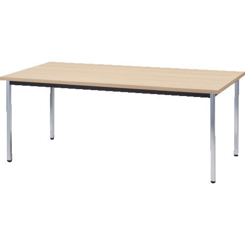 ■TRUSCO 抗ウイルステーブル チーク 1800×900〔品番:TUVT1890T〕【1609762:0】[送料別途見積り][法人・事業所限定][直送][店頭受取不可]