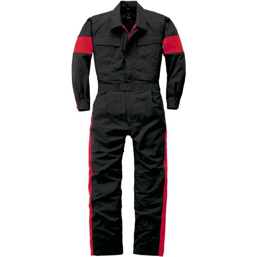■カンサイ AW(秋冬)モデル つなぎ服207-006ブラック-L〔品番:207006L〕【1618963:0】[送料別途見積り][掲外取寄][店頭受取不可]
