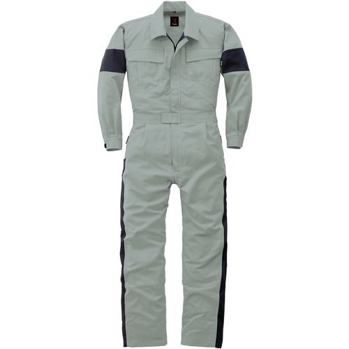 ■カンサイ AW(秋冬)モデル つなぎ服207-007グレー-M〔品番:207007M〕【1619003:0】[送料別途見積り][掲外取寄][店頭受取不可]