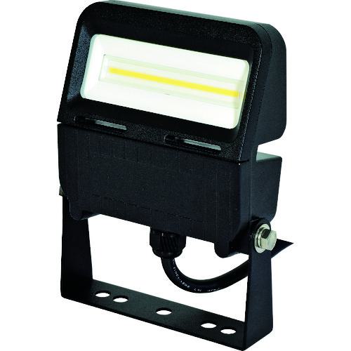 ■NICHIDO LED投光器 フラットライト10W 常設用 本体黒 昼白色 1350Lm サージププロテクター付〔品番:LJSFA10DBK50K〕【1620499:0】[送料別途見積り][掲外取寄][店頭受取不可]