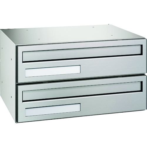 ■DAIKEN ポステック CSP-221Y型 前入れ後出し・2戸用・横型〔品番:CSP221Y2D〕【1623737:0】[送料別途見積り][法人・事業所限定][外直送][店頭受取不可]