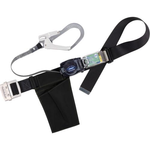 ■TSUYORON 胴ベルト型墜落制止用器具(巻取タイプ)ロック機構なし リトライト 黒 Lサイズ 幅50MM&times;長さ1400MM〔品番:TBRL593BLKLBP〕【1635074:0】[店頭受取不可]｜ホームセンターバロー　店
