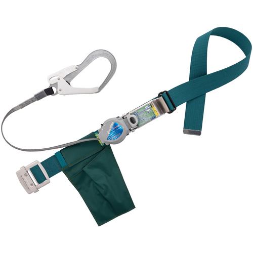 ■TSUYORON 胴ベルト型墜落制止用器具(巻取タイプ)ロック機構付き 2WAYリトライト 青緑 Lサイズ 幅50MM&times;長さ1400MM〔品番:TBTRL593BGLBP〕【1636643:0】[送料別途見積り][法人・事業所限定][掲外取寄][店頭受取不可]｜ホームセンターバロー　店
