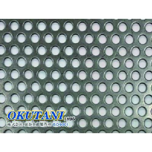 ■OKUTANI 鉄パンチングメタル 2.3TXD6XP9 914X1829〔品番:PMSPHT2.3D6P9914X1829〕【1638266:0】[送料別途見積り][法人・事業所限定][外直送][店頭受取不可]