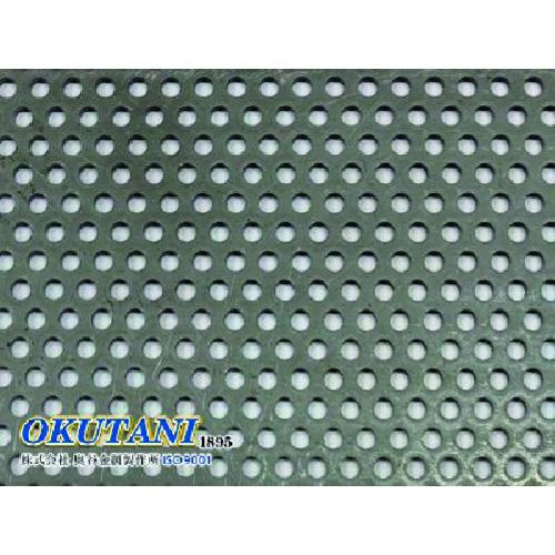 ■OKUTANI 鉄パンチングメタル 1.6TXD3XP5 914X1829〔品番:PMSPHT1.6D3P5914X1829〕【1638270:0】[送料別途見積り][法人・事業所限定][外直送][店頭受取不可]