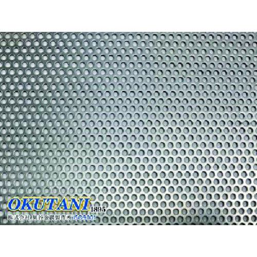 ■OKUTANI 鉄パンチングメタル 1.0TXD2XP3 914X1829〔品番:PMSPCT1.0D2P3914X1829〕【1638273:0】[送料別途見積り][法人・事業所限定][外直送][店頭受取不可]