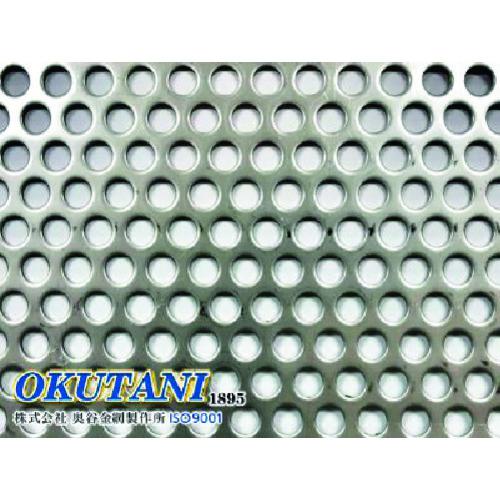 ■OKUTANI ステンレスパンチングメタル 1.5TD6XP9 1000X2000〔品番:PMSUST1.5D6P91000X2000〕【1639835:0】[送料別途見積り][法人・事業所限定][外直送][店頭受取不可]