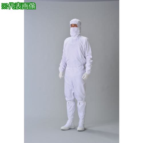 ■ADCLEAN クリーンスーツ CH1101-1 ラグラン型続き服 男女兼用 ホワイト L〔品番:CH11011L〕【1661108:0】[送料別途見積り][法人・事業所限定][外直送][店頭受取不可]｜ホームセンターバロー　店