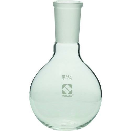 ■SIBATA 平底フラスコ ソックスレー脂肪抽出器用 150mL〔品番:043120013〕【1661459:0】[送料別途見積り][掲外取寄][店頭受取不可]