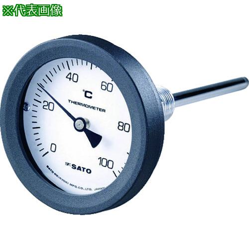 ■佐藤 バイメタル式温度計BM-T-75P 0~50℃ 150L(2088-00)〔品番:BMT75P3〕【1662757:0】[送料別途見積り][掲外取寄][店頭受取不可]