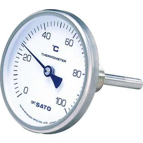■佐藤 バイメタル式温度計BM-T-75S -30~50 60L(2110-10)〔品番:BMT75S1〕【1662758:0】[送料別途見積り][掲外取寄][店頭受取不可]