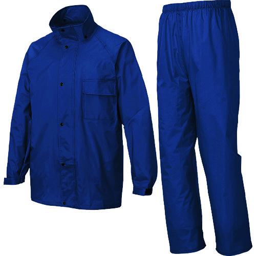■アイトス レインスーツ B-10 ネイビー L〔品番:58700008L〕【1662839:0】[送料別途見積り][掲外取寄][店頭受取不可]