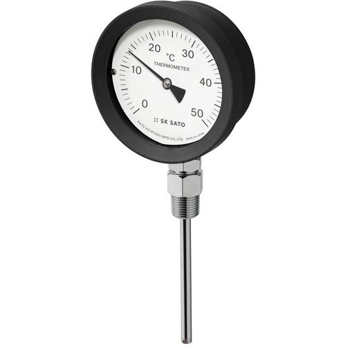 ■佐藤 バイメタル式温度計 BM-S-100P 0~50℃ 150L (2085-〔品番:BMS100P3〕【1664279:0】[送料別途見積り][掲外取寄][店頭受取不可]｜ホームセンターバロー　店 8,834円