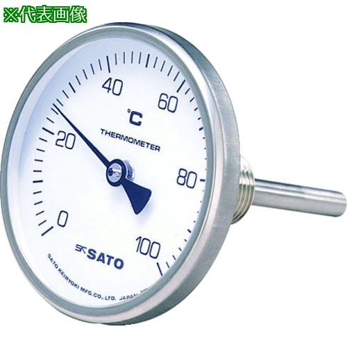 ■佐藤 バイメタル式温度計BM-T-75S-30~50℃150L(2110-14)〔品番:BMT75S3〕【1664330:0】[送料別途見積り][法人・事業所限定][掲外取寄][店頭受取不可]