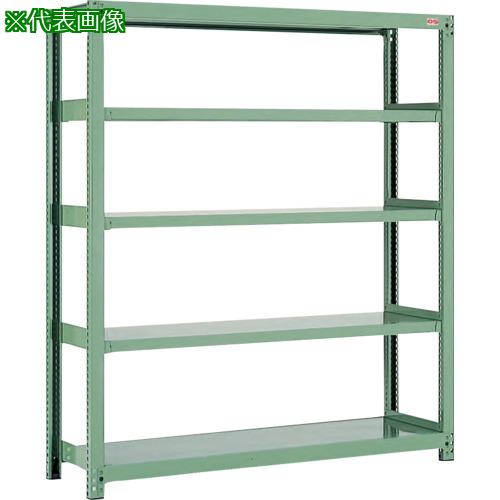 ■OS 中量物品棚 単体 間口900×奥行900×高さ1200(ベースPP製5mmを除く)mm〔品番:B34354〕【1666356:0】[法人・事業所限定][外直送元][店頭受取不可]