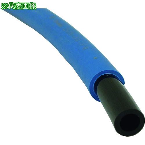 ■チヨダ エルフレックス スパッタ防止用二重管チューブ 6mm/100m ライトブルー〔品番:LE6LB100M〕【1674675:0】[送料別途見積り][掲外取寄][店頭受取不可]
