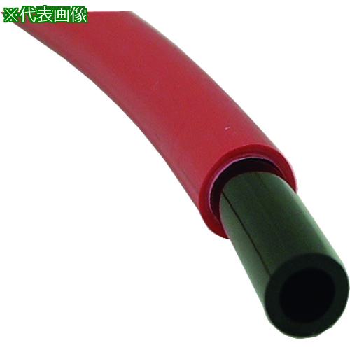 ■チヨダ エルフレックス スパッタ防止用二重管チューブ 6mm/20m 赤〔品番:LE6R20M〕【1674693:0】[送料別途見積り][掲外取寄][店頭受取不可]