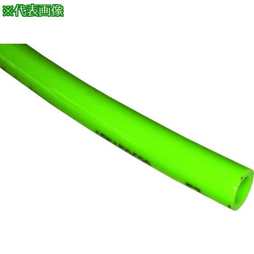 ■チヨダ タッチチューブTP 10mm/100m ライトグリーン〔品番:TP10LG100M〕【1676293:0】[送料別途見積り][掲外取寄][店頭受取不可]｜ホームセンターバロー　店