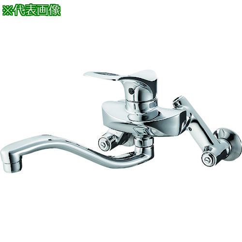■SANEI シングル混合栓〔品番:K1712A3U13〕【1676934:0】[送料別途見積り][掲外取寄][店頭受取不可]