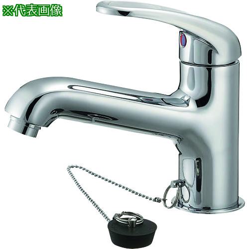 ■SANEI シングルワンホール洗面混合栓〔品番:K4710JK13〕【1676979:0】[送料別途見積り][掲外取寄][店頭受取不可]｜ホームセンターバロー　店