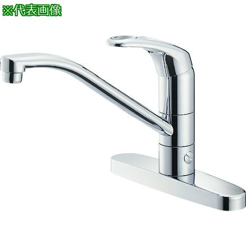 ■SANEI シングル台付分岐混合栓〔品番:K676BV13〕【1678570:0】[送料別途見積り][掲外取寄][店頭受取不可]