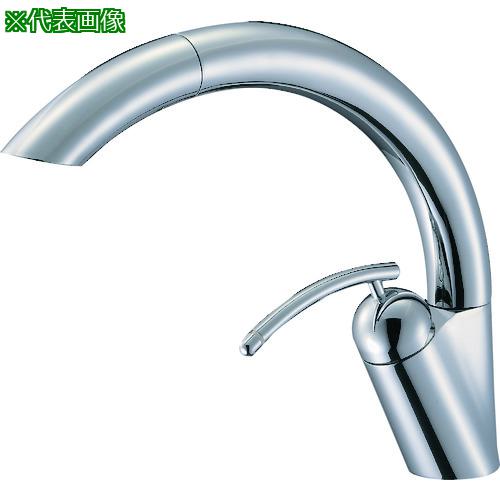 ■SANEI シングルワンホールスプレー混合栓〔品番:K8790JK13〕【1678607:0】[送料別途見積り][掲外取寄][店頭受取不可]