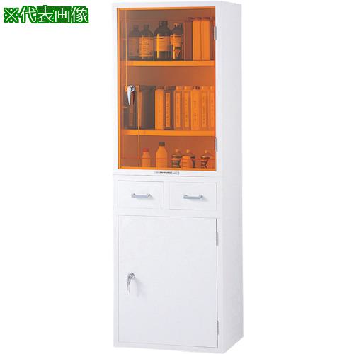 ■サンプラ 薬品保管庫 P600型 上段〔品番:02454〕【1678803:0】[送料別途見積り][法人・事業所限定][外直送][店頭受取不可]