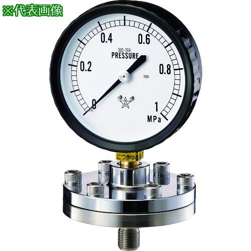 ■右下 隔膜式圧力計 BT-1型〔品番:KABT143041MPA〕【1680959:0】[店頭受取不可]｜ホームセンターバロー　店