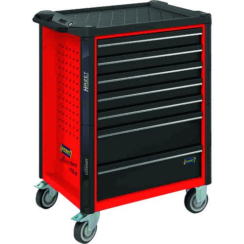 ■HAZET ツールワゴン 7段 レッド〔品番:179N7RAL3020〕【1681577:0】[送料別途見積り][法人・事業所限定][直送][店頭受取不可]