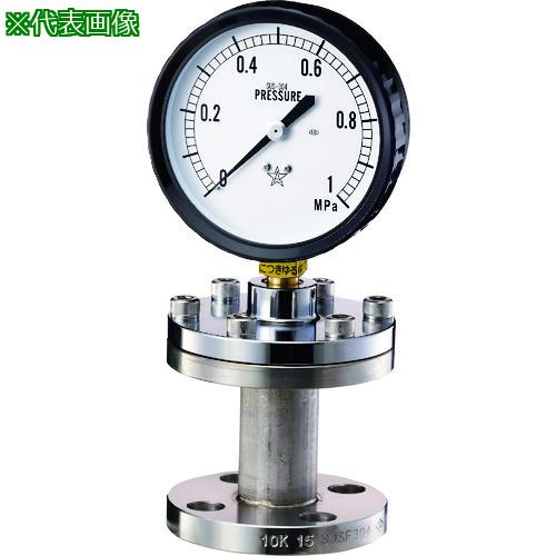 ■右下 隔膜式圧力計 BF型〔品番:KABF15A3160.5MPA〕【1682511:0】[送料別途見積り][法人・事業所限定][掲外取寄][店頭受取不可]｜ホームセンターバロー　店